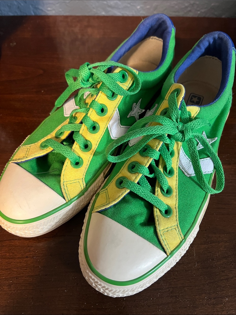💚 CONVERSE DFA ⭐️ Women’s 8 / Men’s 6  Sneakers Green Yellow Sneakers